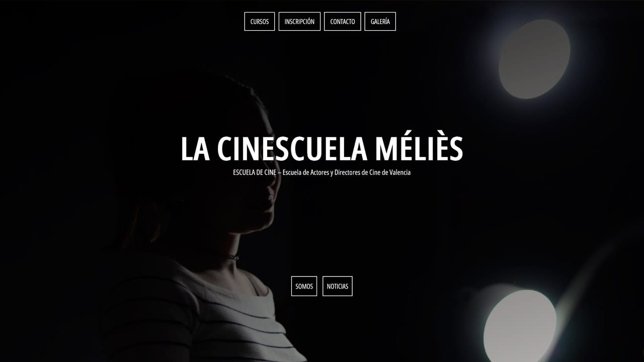 Rediseño web a medida para LACINESCUELA MELIES Valencia