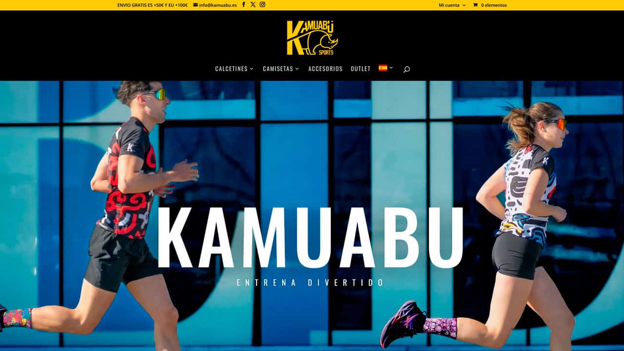 Diseño y programación de tienda online para Kamuabu Sports Valencia