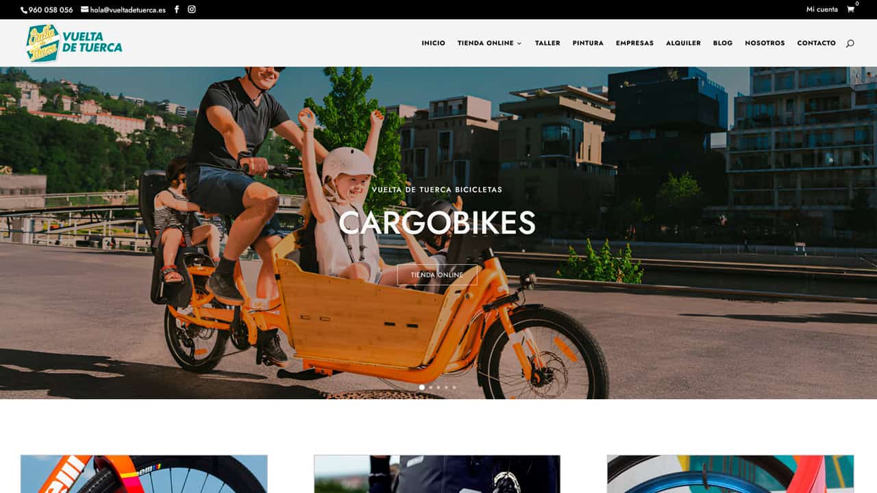 Diseño y hosting web eCommerce para tienda online Vuelta De Tuerca